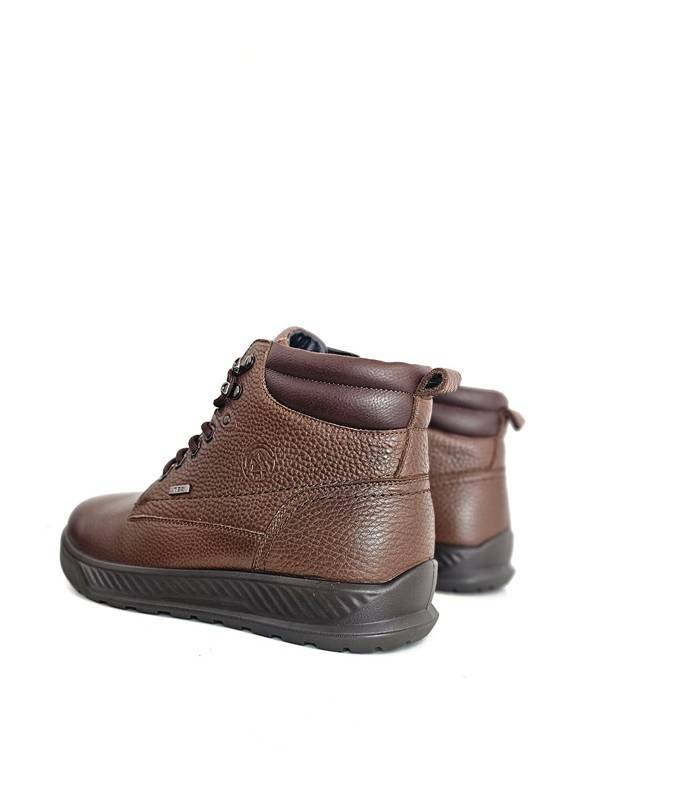 Vista trasera botas G Comfort hombre piel marrón