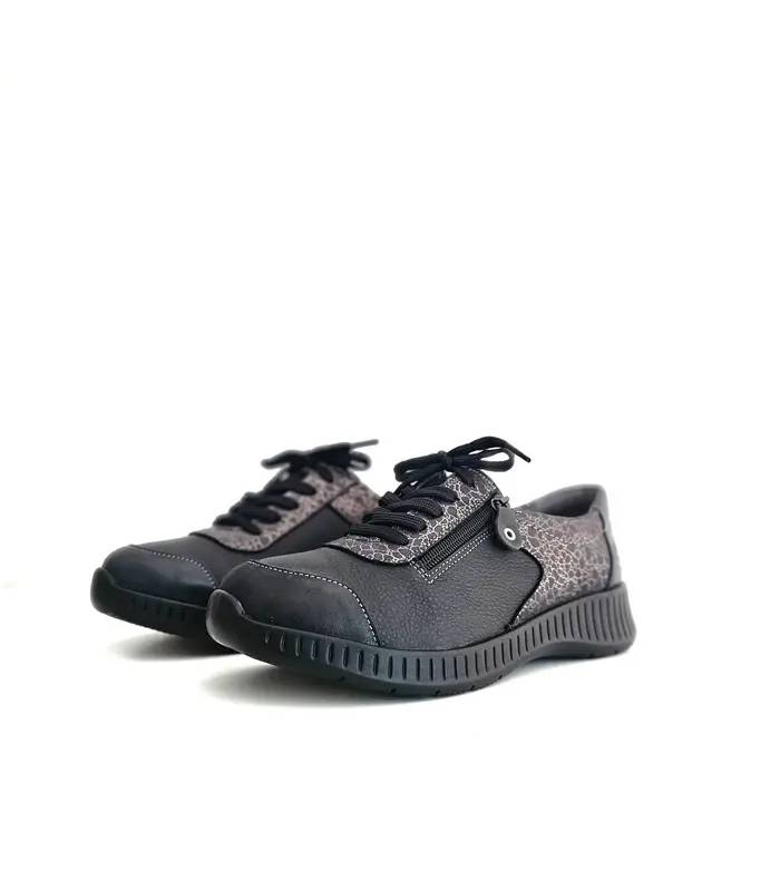 Zapatos Suave by Leyland Joe mujer negros vista lateral