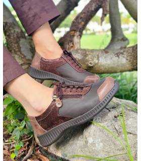 Zapatos Suave by Leyland Joe mujer horma ancha marrones puestos