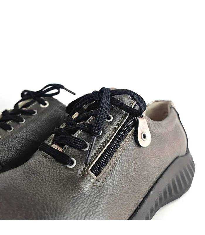 Detalle cremallera zapatos Suave Ani mujer