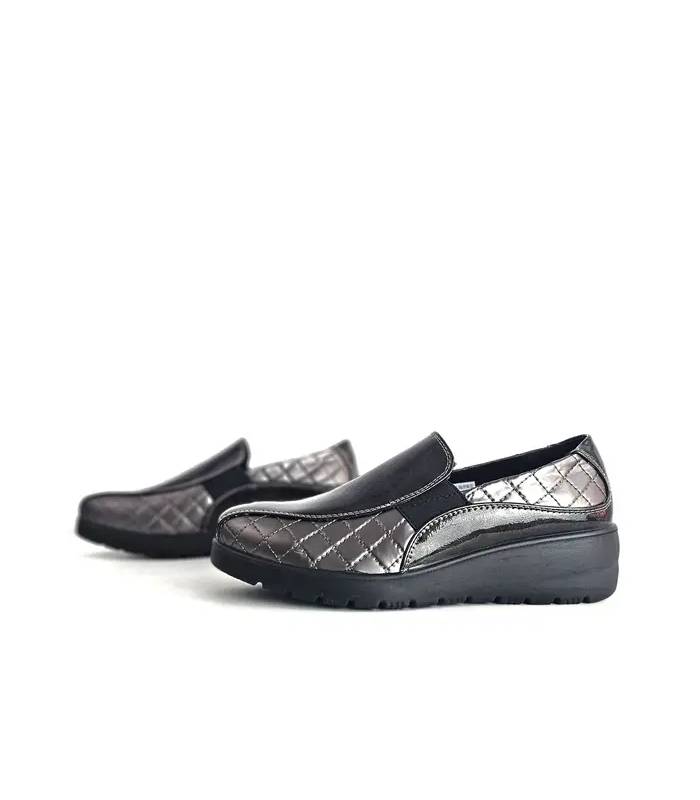 Mocasines mujer Doctor Cutillas charol acolchado