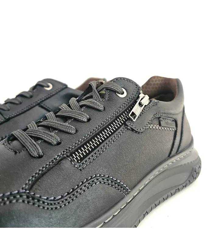 Detalle cremallera zapatos Luisetti hombre negros