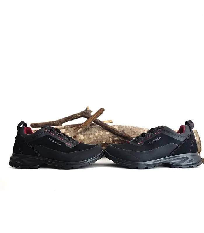 Vista frontal zapatillas Chiruca hombre negras
