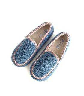 Vista superior zapatillas Garrido Muro mujer azules