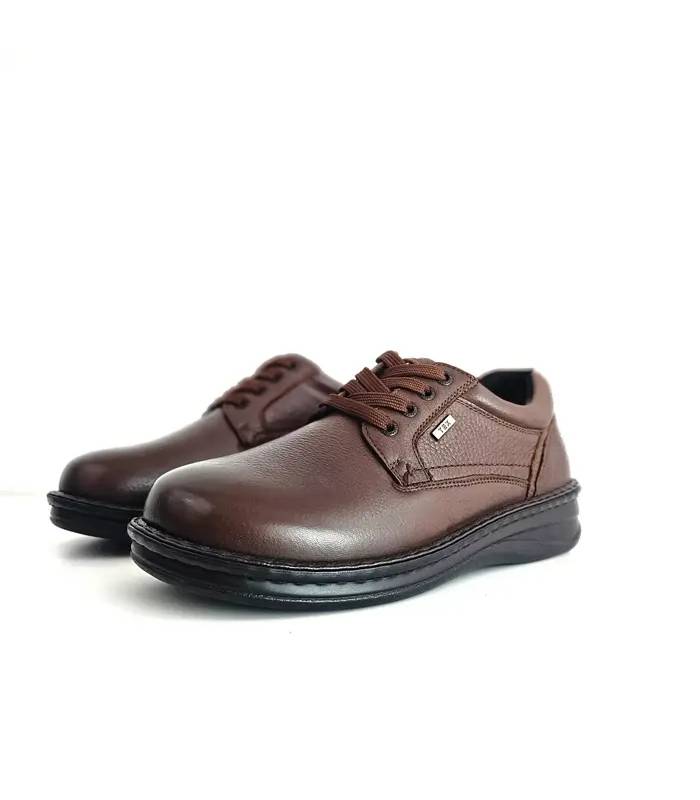 Zapatos hombre horma ancha G Comfort marrones