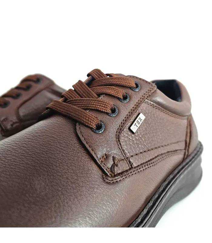 Detalle cordones zapatos G Comfort hombre marrón