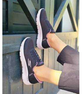 Zapatillas Skechers Slip-ins mujer negras GO WALK Flex Grand Entry puestas