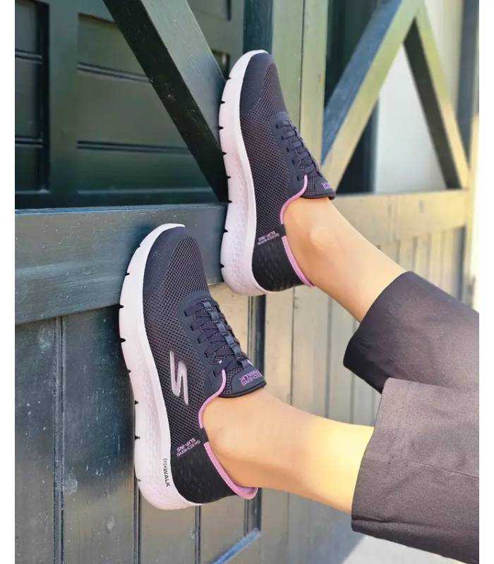Zapatillas Skechers Slip-ins mujer negras GO WALK Flex Grand Entry puestas