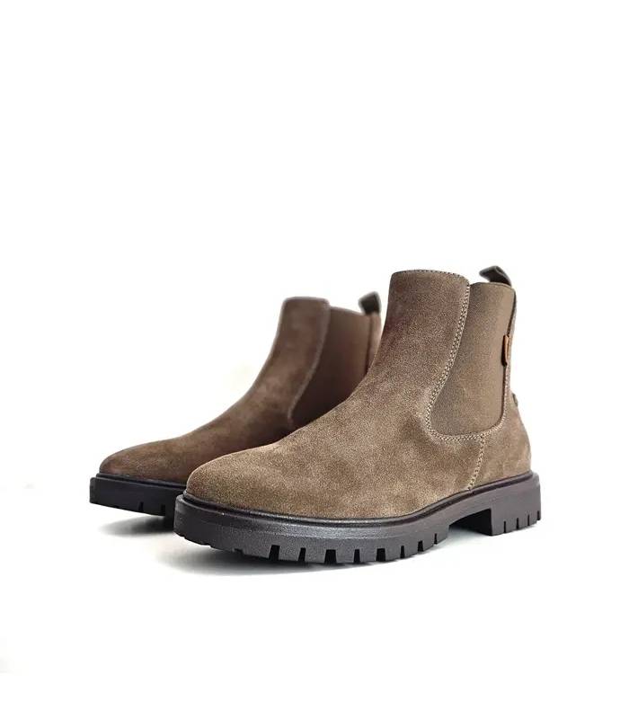 Botines Coronel Tapioca mujer Chelsea beige