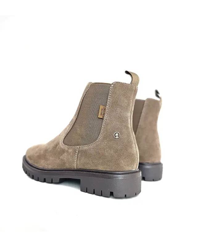 Vista trasera botines Coronel Tapioca mujer beige