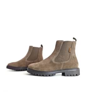 Botines Coronel Tapioca mujer Chelsea Water Resistant, dos perfiles