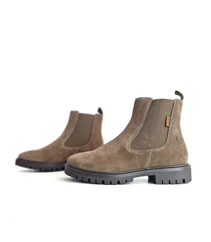 Botines Coronel Tapioca mujer Chelsea Water Resistant, dos perfiles
