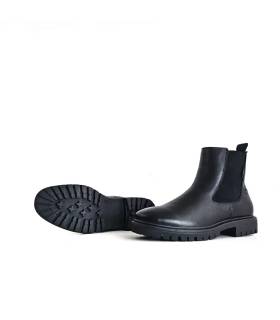 Suela track botines Coronel Tapioca mujer negros
