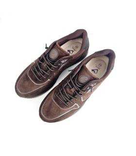 Vista superior zapatillas Kangaroos hombre marrón