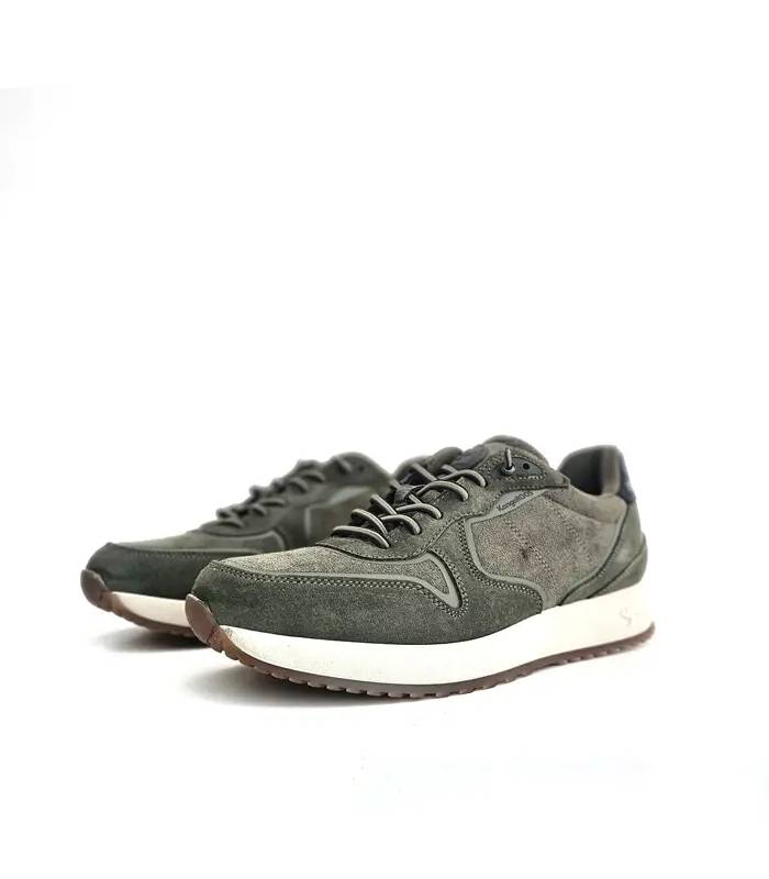 Zapatillas Kangaroos hombre verde vista frontal