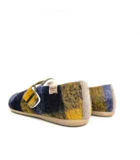 Vista trasera zapatillas Cabrera mujer cerradas