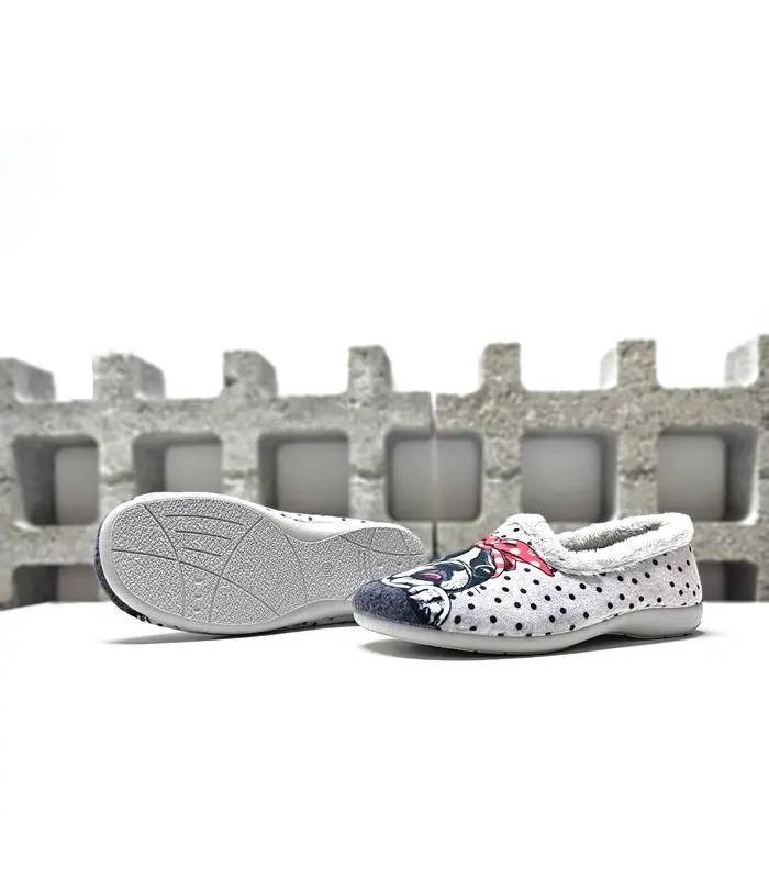 Suela antideslizante zapatillas Pelusín mujer cerradas