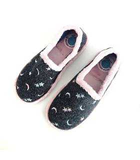 Zapatillas casa mujer ligeras invierno vista superior