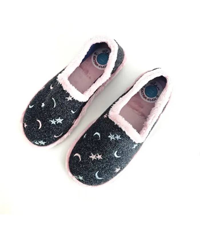 Zapatillas casa mujer ligeras invierno vista superior