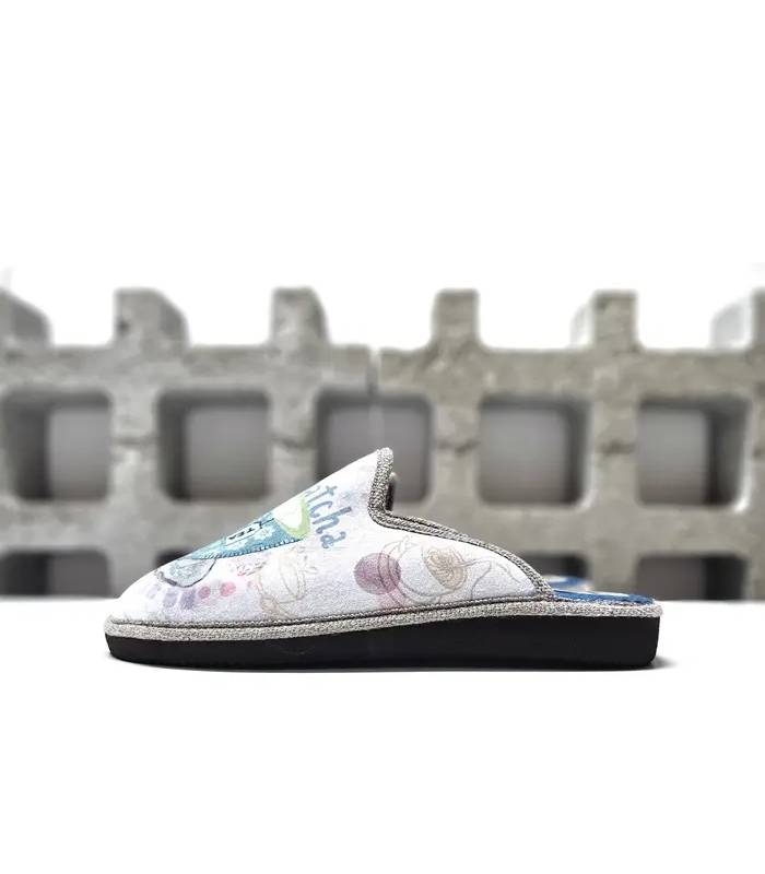 Perfil zapatillas Pelusín mujer destalonadas