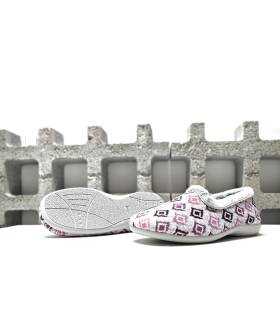 Suela antideslizante zapatillas Pelusín mujer rosa