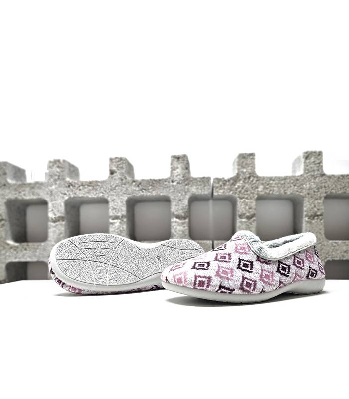 Suela antideslizante zapatillas Pelusín mujer rosa
