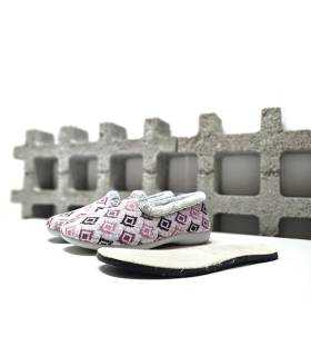 Zapatillas Pelusín mujer rosa con plantilla extraíble