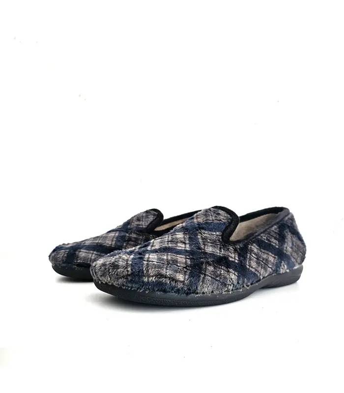 Zapatillas casa hombre Pelusín cerradas vista frontal