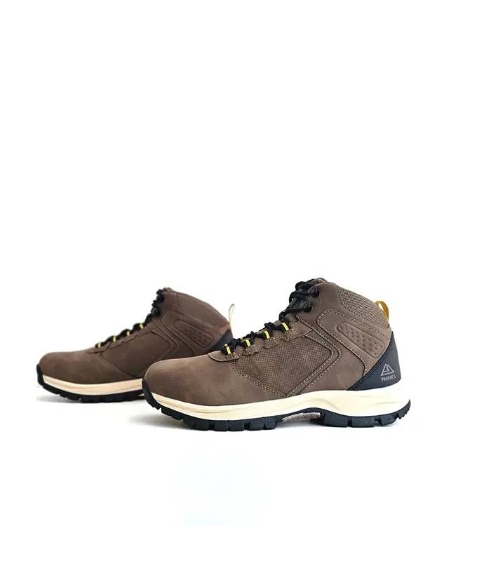 Botas trekking hombre marrones Paredes Errezil vista lateral