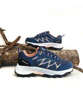 zapatillas trekking mujer ligeras azul noche