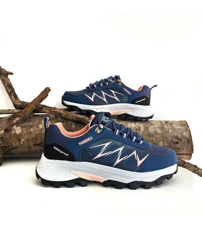 zapatillas trekking mujer ligeras azul noche