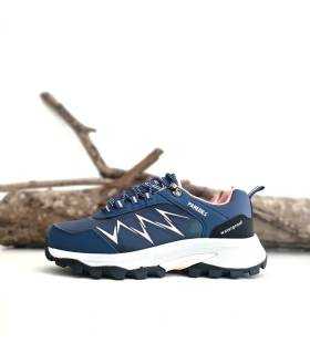 zapatillas Paredes mujer waterproof azul noche perfil lateral