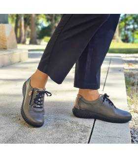 Zapatos Suave Ani mujer cordones cremallera puestos