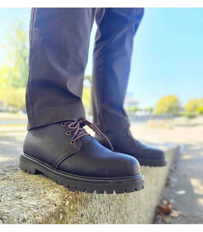 Botines hombre piel marrón Nifty estilo Panamá