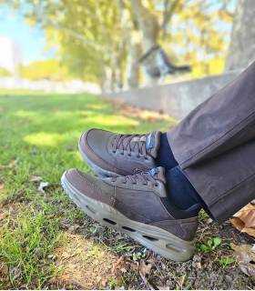 Zapatos Skechers Slip-ins hombre marrón Arch Fit Orvan Moxley pùestos