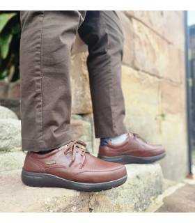 perfil zapatos waterproof hombre Luisetti marrón pùestos
