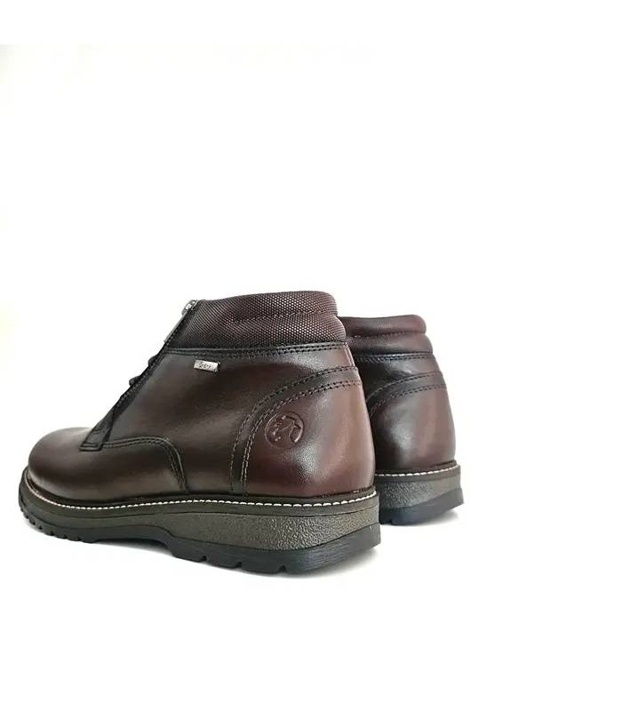 Vista trasera botines Coronel Tapioca hombre piel marrón
