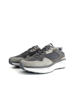Vista frontal zapatillas Nicoboco Soul hombre gris