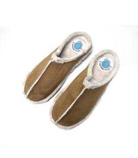 Zapatillas casa mujer camel interior pelo suave