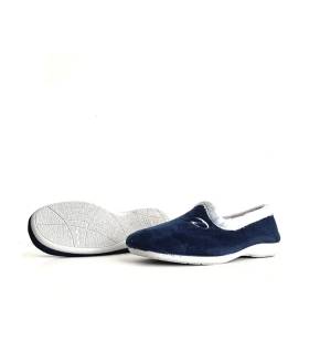 Suela flexible zapatillas mujer marino Pelusin