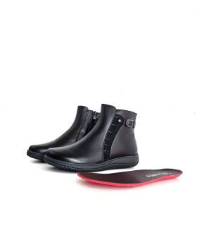 Botines mujer plantilla extraíble Treintas negros