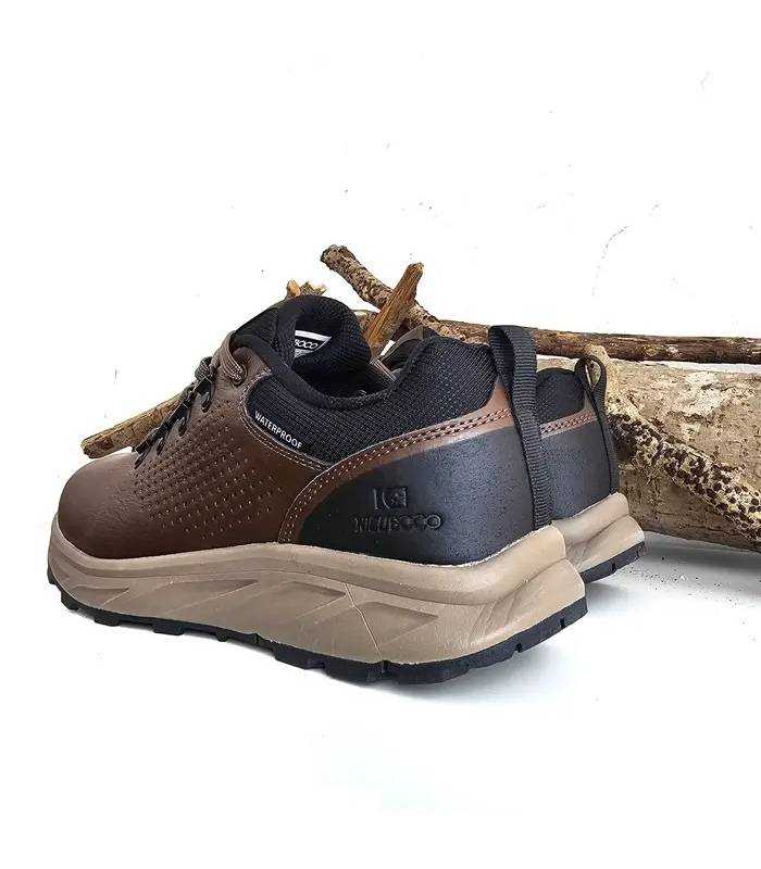 Zapatillas Nicoboco hombre marrones vista trasera