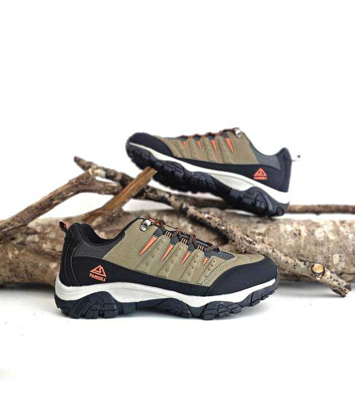 Zapatillas Paredes hombre kaki vista lateral