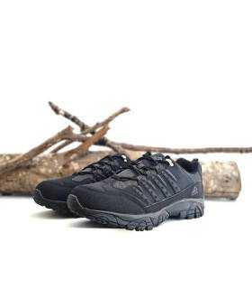 Zapatillas senderismo hombre negras Paredes frontal