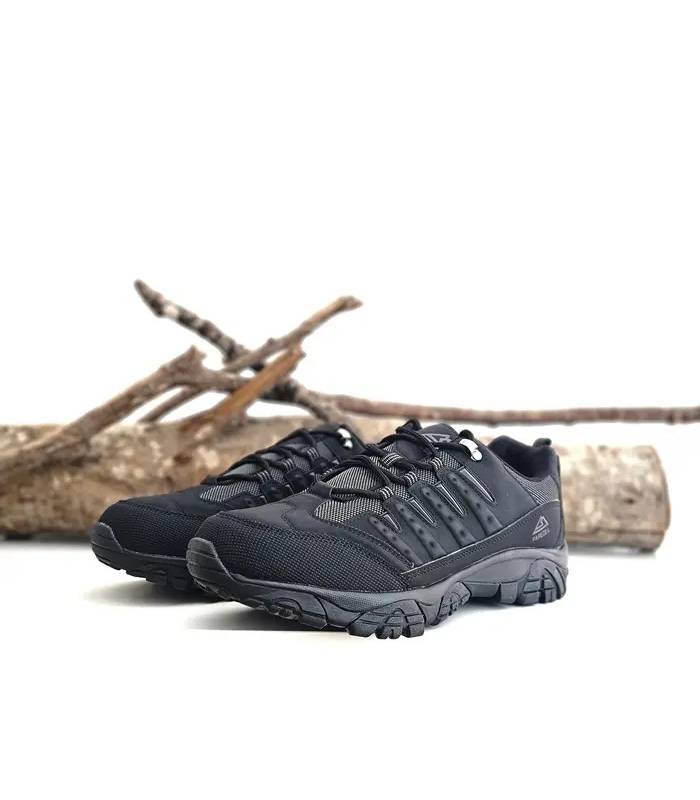 Zapatillas senderismo hombre negras Paredes frontal