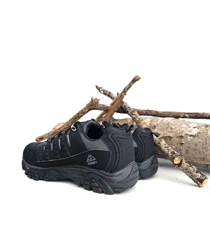 Zapatillas Paredes hombre negras vista trasera