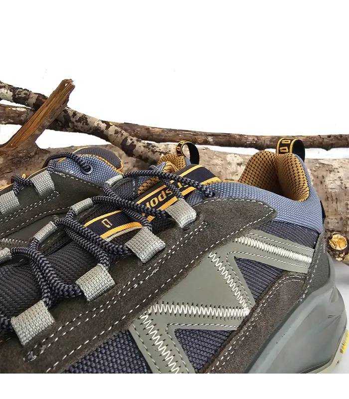 Detalle zapatillas Grisport Gritex Vibram oliva hombre
