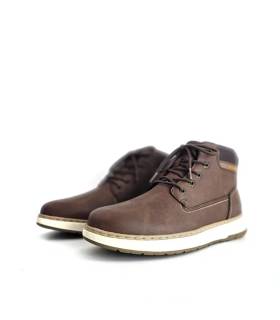 Botas Skechers Garlan Deno marrón vista frontal