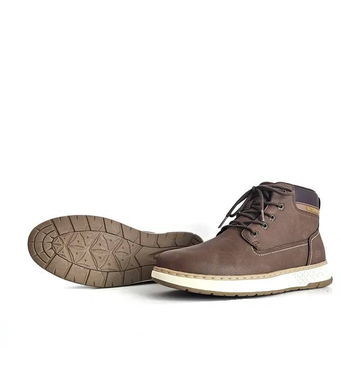 Botas Skechers hombre waterproof Garlan Deno marrón suela