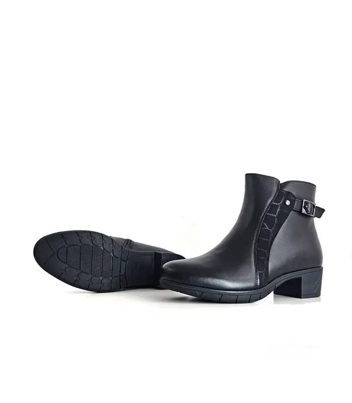 Suela antideslizante botines Treintas mujer negros